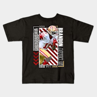 Brandon Aiyuk Paper Poster Version 10 Kids T-Shirt